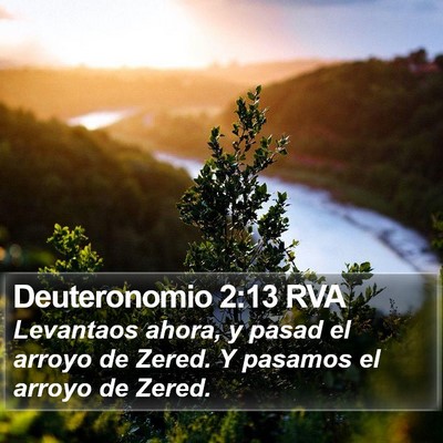 Deuteronomio 2:13 RVA Bible Verse Image
