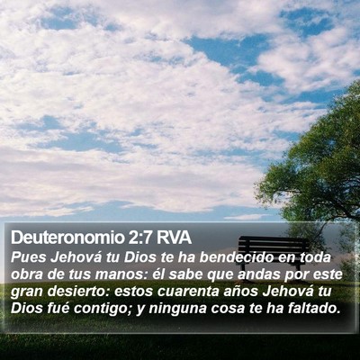 Deuteronomio 2:7 RVA Bible Verse Image