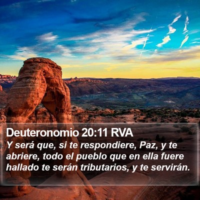 Deuteronomio 20:11 RVA Bible Verse Image