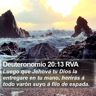 Deuteronomio 20:13 RVA Bible Verse Image