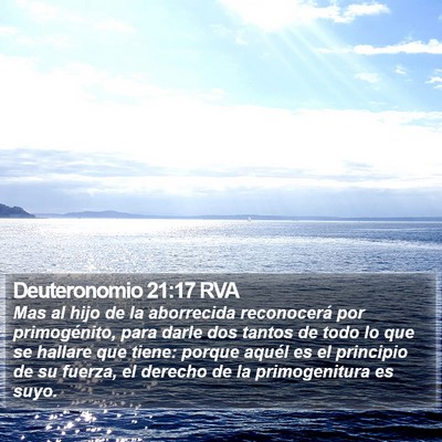Deuteronomio 21:17 RVA Bible Verse Image
