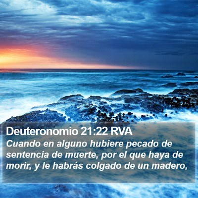 Deuteronomio 21:22 RVA Bible Verse Image