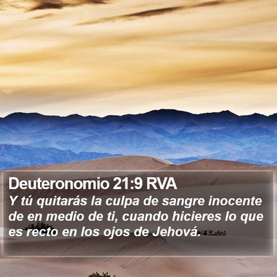 Deuteronomio 21:9 RVA Bible Verse Image