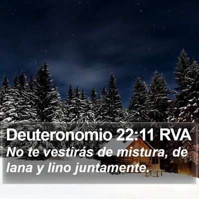 Deuteronomio 22:11 RVA Bible Verse Image
