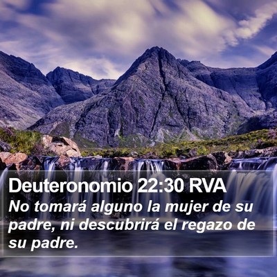 Deuteronomio 22:30 RVA Bible Verse Image