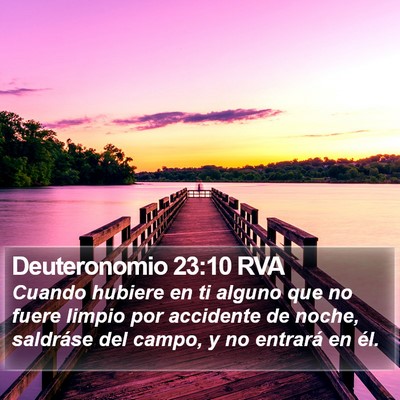 Deuteronomio 23:10 RVA Bible Verse Image