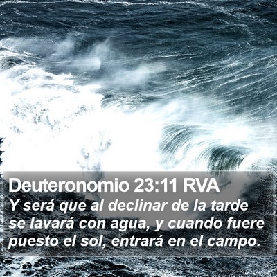 Deuteronomio 23:11 RVA Bible Verse Image