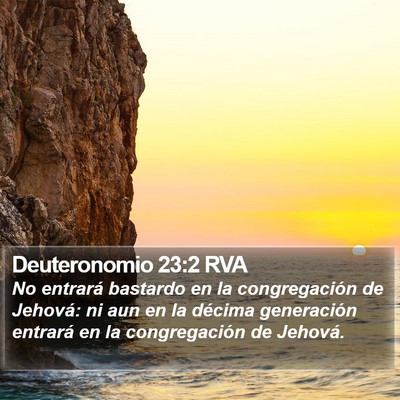 Deuteronomio 23:2 RVA Bible Verse Image