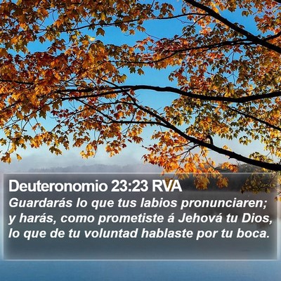 Deuteronomio 23:23 RVA Bible Verse Image