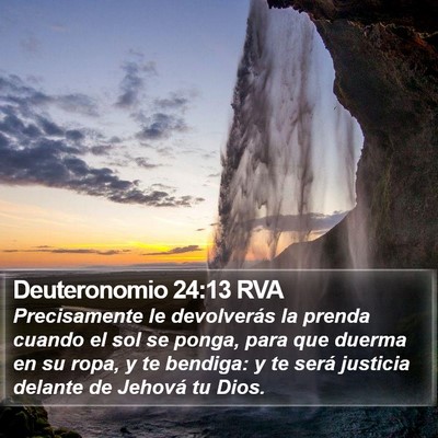 Deuteronomio 24:13 RVA Bible Verse Image