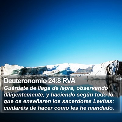 Deuteronomio 24:8 RVA Bible Verse Image