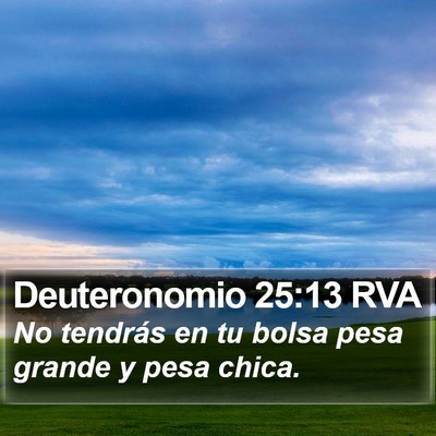 Deuteronomio 25:13 RVA Bible Verse Image