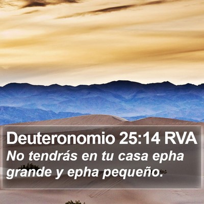 Deuteronomio 25:14 RVA Bible Verse Image