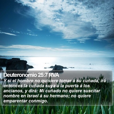 Deuteronomio 25:7 RVA Bible Verse Image