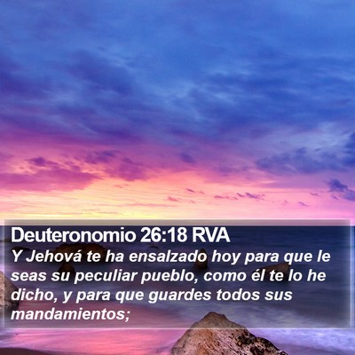 Deuteronomio 26:18 RVA Bible Verse Image