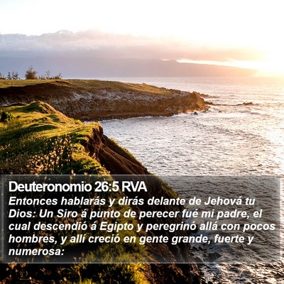 Deuteronomio 26:5 RVA Bible Verse Image