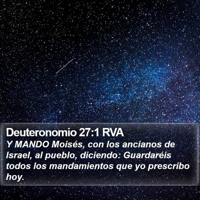 Deuteronomio 27:1 RVA Bible Verse Image