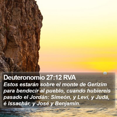 Deuteronomio 27:12 RVA Bible Verse Image