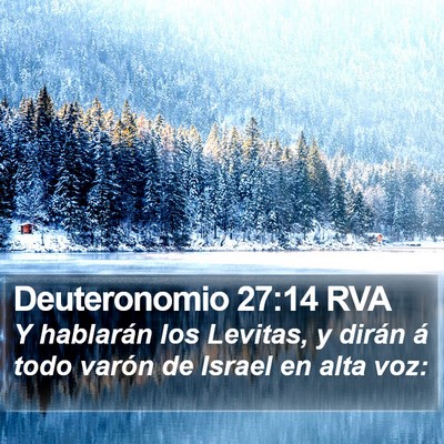 Deuteronomio 27:14 RVA Bible Verse Image
