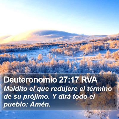 Deuteronomio 27:17 RVA Bible Verse Image