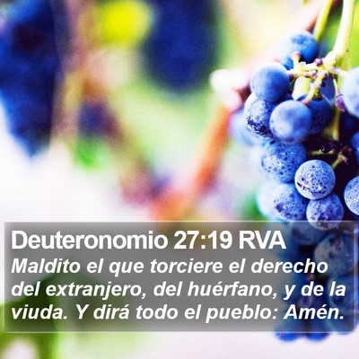 Deuteronomio 27:19 RVA Bible Verse Image