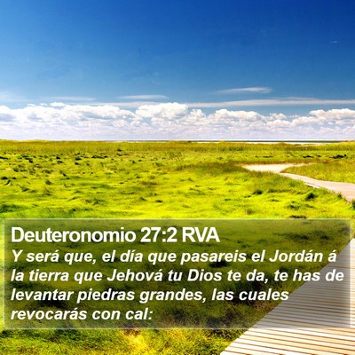 Deuteronomio 27:2 RVA Bible Verse Image