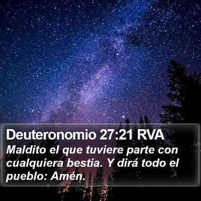 Deuteronomio 27:21 RVA Bible Verse Image