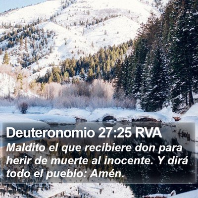 Deuteronomio 27:25 RVA Bible Verse Image