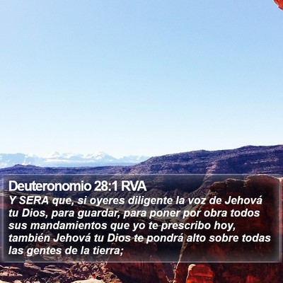 Deuteronomio 28:1 RVA Bible Verse Image