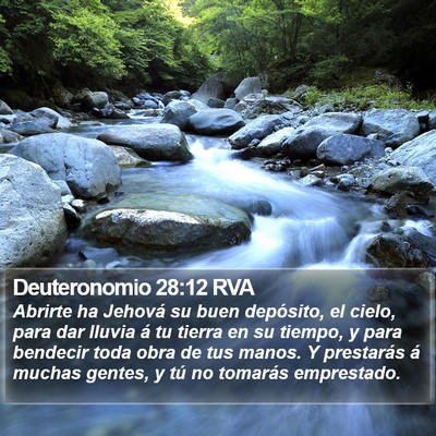 Deuteronomio 28:12 RVA Bible Verse Image