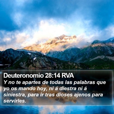 Deuteronomio 28:14 RVA Bible Verse Image