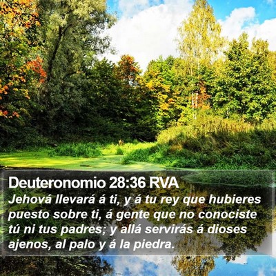 Deuteronomio 28:36 RVA Bible Verse Image