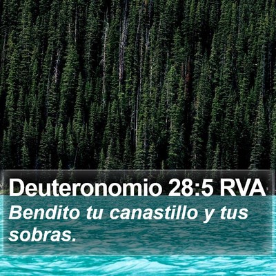 Deuteronomio 28:5 RVA Bible Verse Image