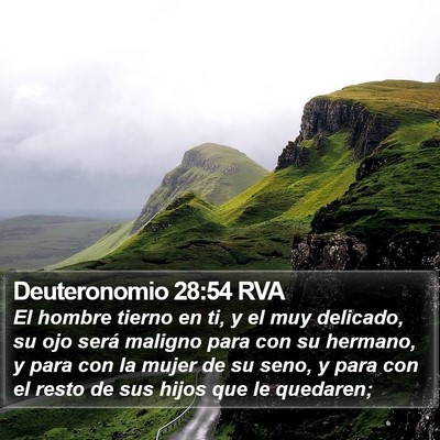 Deuteronomio 28:54 RVA Bible Verse Image