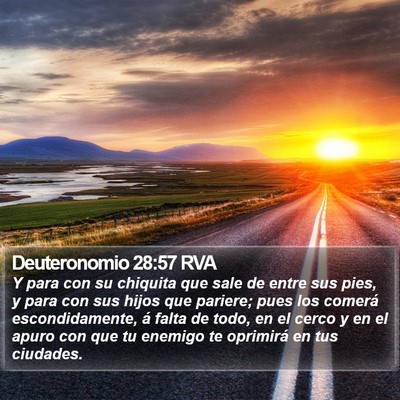 Deuteronomio 28:57 RVA Bible Verse Image