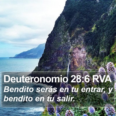 Deuteronomio 28:6 RVA Bible Verse Image