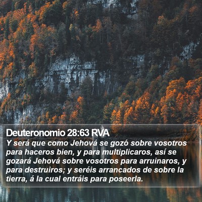 Deuteronomio 28:63 RVA Bible Verse Image