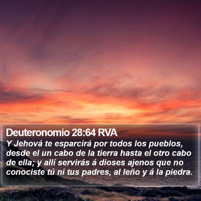 Deuteronomio 28:64 RVA Bible Verse Image