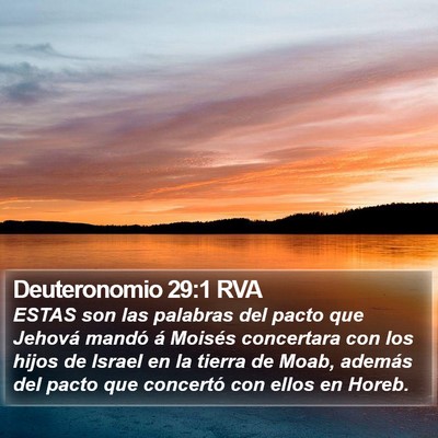 Deuteronomio 29:1 RVA Bible Verse Image