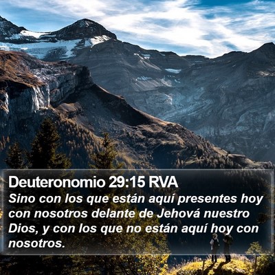 Deuteronomio 29:15 RVA Bible Verse Image