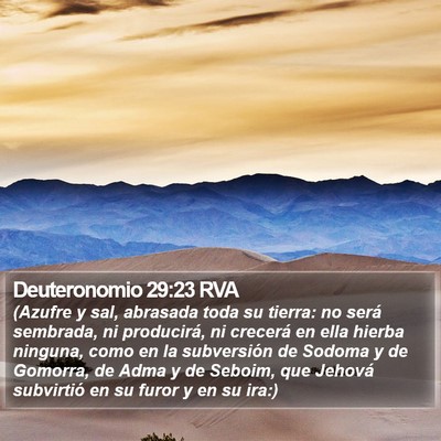 Deuteronomio 29:23 RVA Bible Verse Image