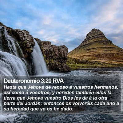Deuteronomio 3:20 RVA Bible Verse Image