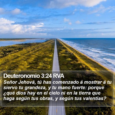 Deuteronomio 3:24 RVA Bible Verse Image