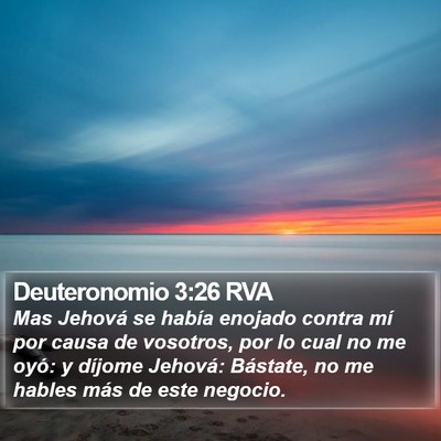 Deuteronomio 3:26 RVA Bible Verse Image