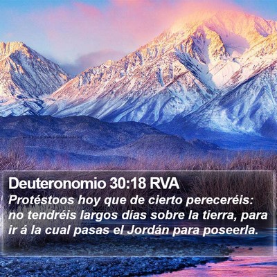 Deuteronomio 30:18 RVA Bible Verse Image