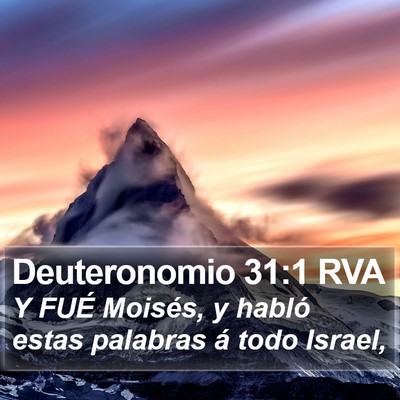 Deuteronomio 31:1 RVA Bible Verse Image