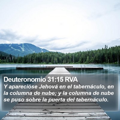 Deuteronomio 31:15 RVA Bible Verse Image