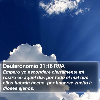 Deuteronomio 31:18 RVA Bible Verse Image