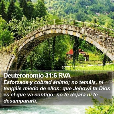 Deuteronomio 31:6 RVA Bible Verse Image