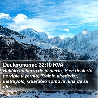 Deuteronomio 32:10 RVA Bible Verse Image